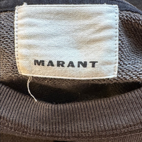 ISABEL MARANT Mikoy Faded Black Sweatshirt - Picture 5 of 5